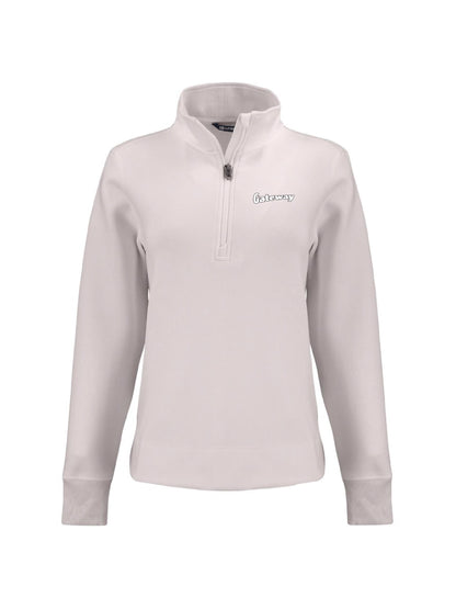 GW111. Cutter & Buck Roam Recycled Buttery-Soft Knit Womens Quarter Zip Pullover
