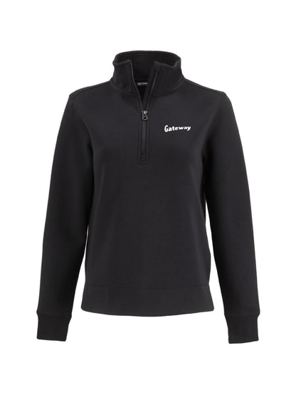 GW111. Cutter & Buck Roam Recycled Buttery-Soft Knit Womens Quarter Zip Pullover