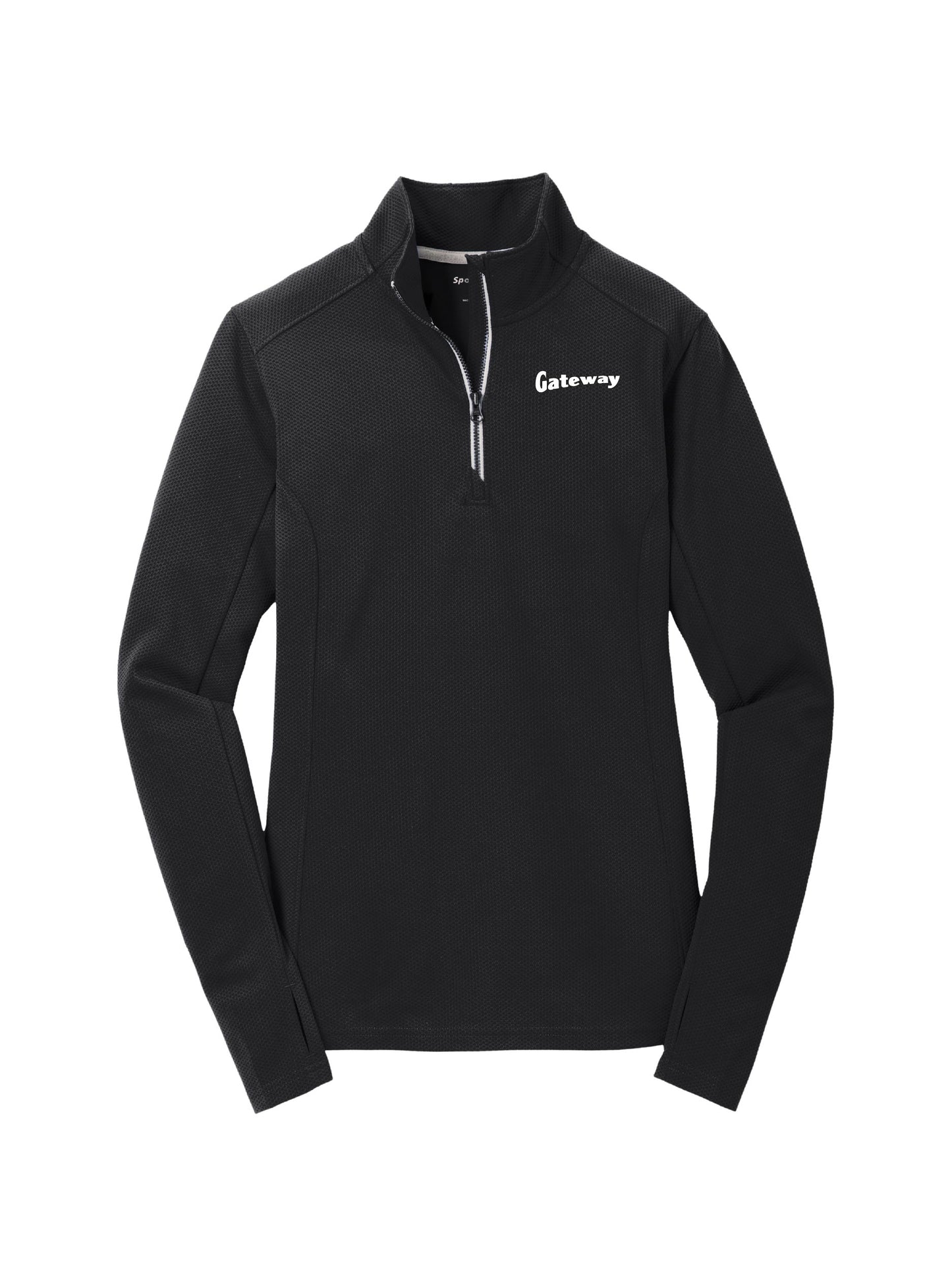 GW113. Sport-Tek Sport Women's Wick Textured 1/4-Zip Pullover