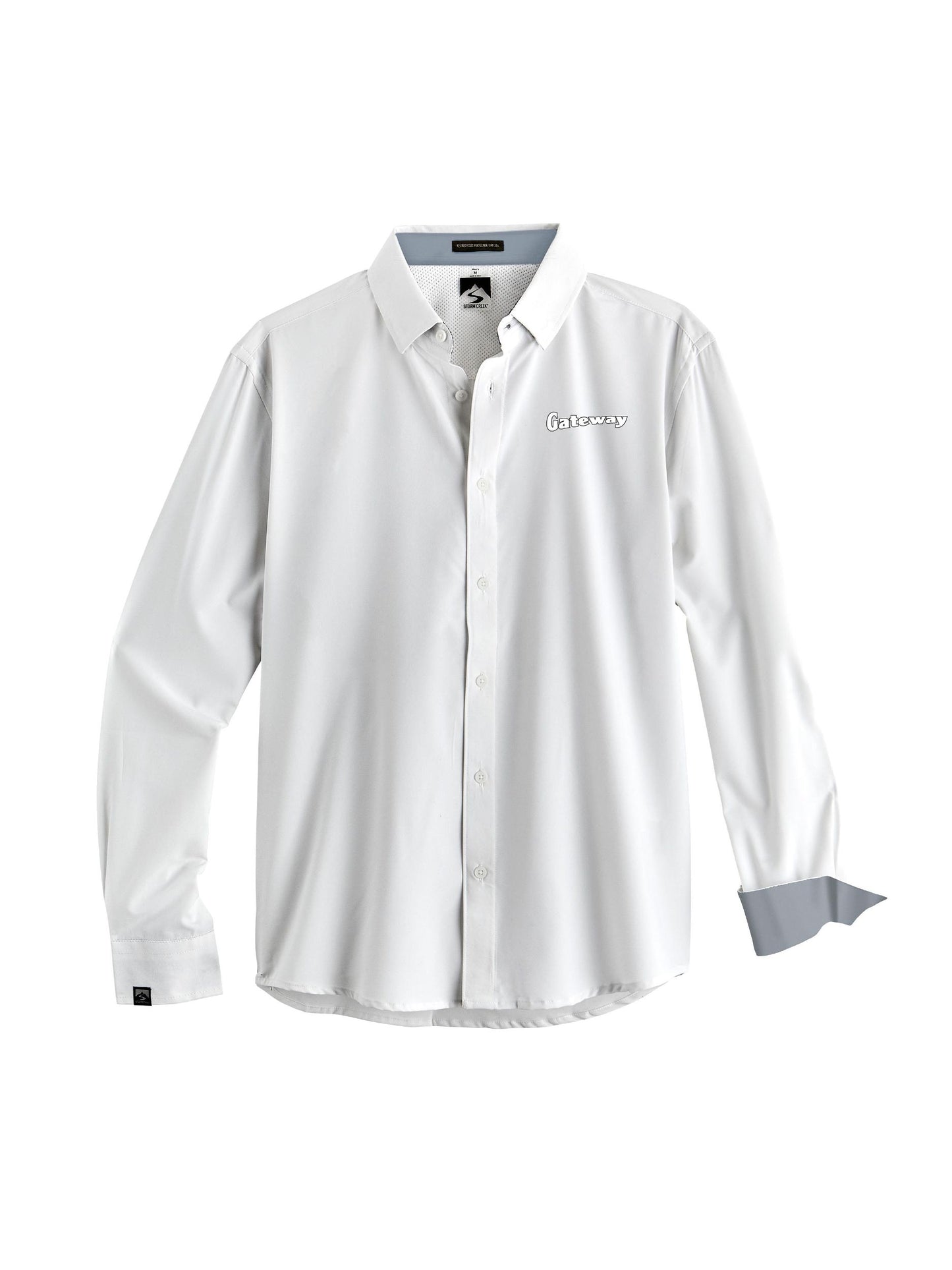 GW203. Men's Influencer 4-Way Strech Solid Woven Shirt