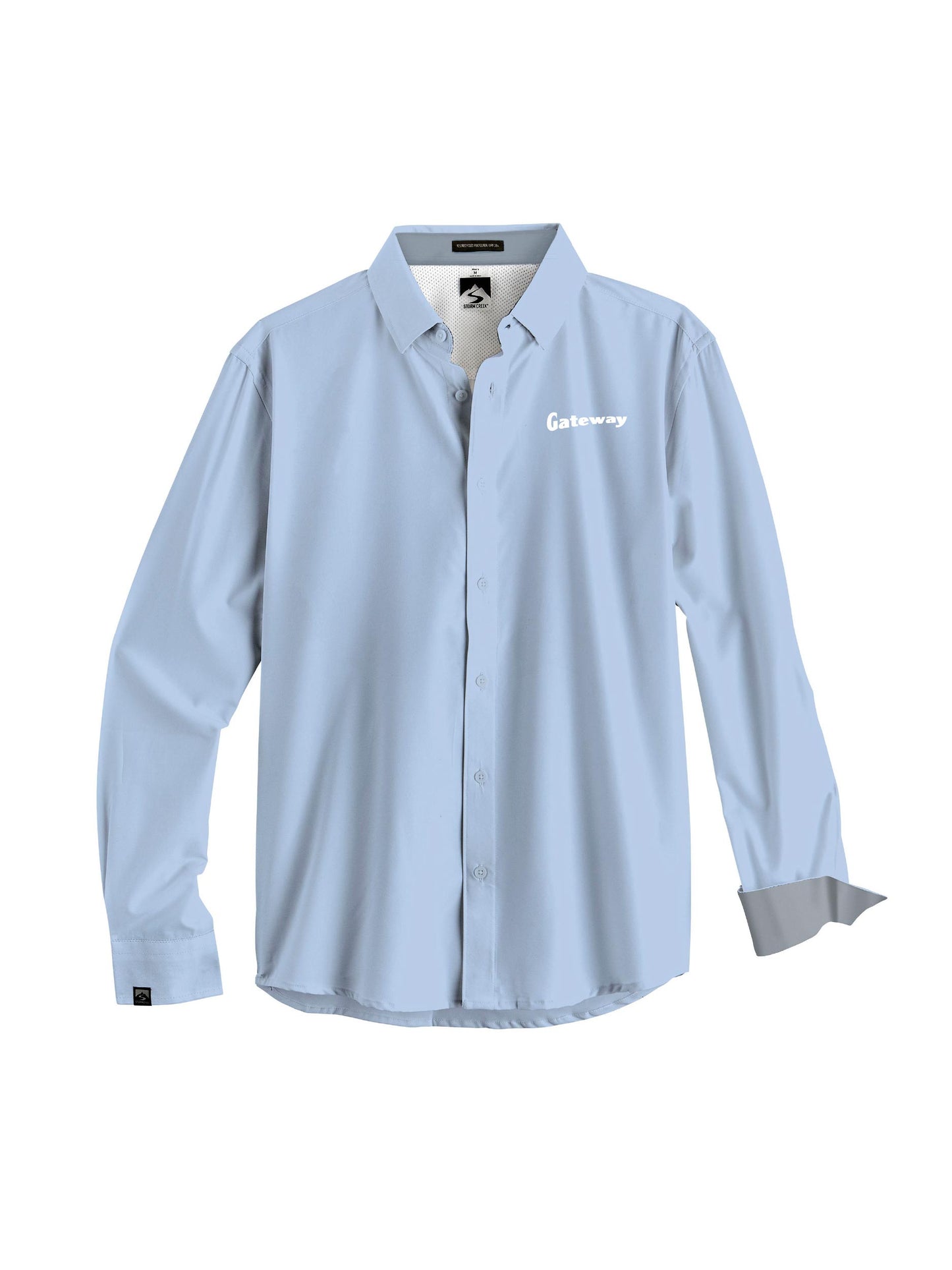 GW203. Men's Influencer 4-Way Strech Solid Woven Shirt
