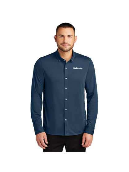 GW204. Mercer+Mettle Strech Jersey Long Sleeve Shirt