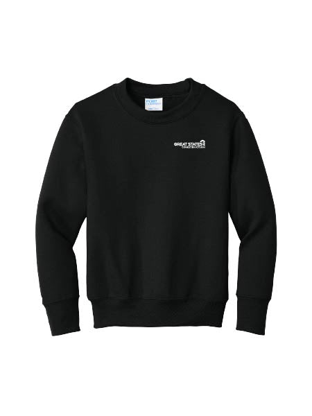 GSC400. Port & Co™ Youth Core Fleece Crewneck Sweatshirt