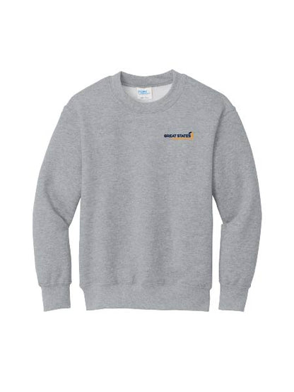 GSC400. Port & Co™ Youth Core Fleece Crewneck Sweatshirt