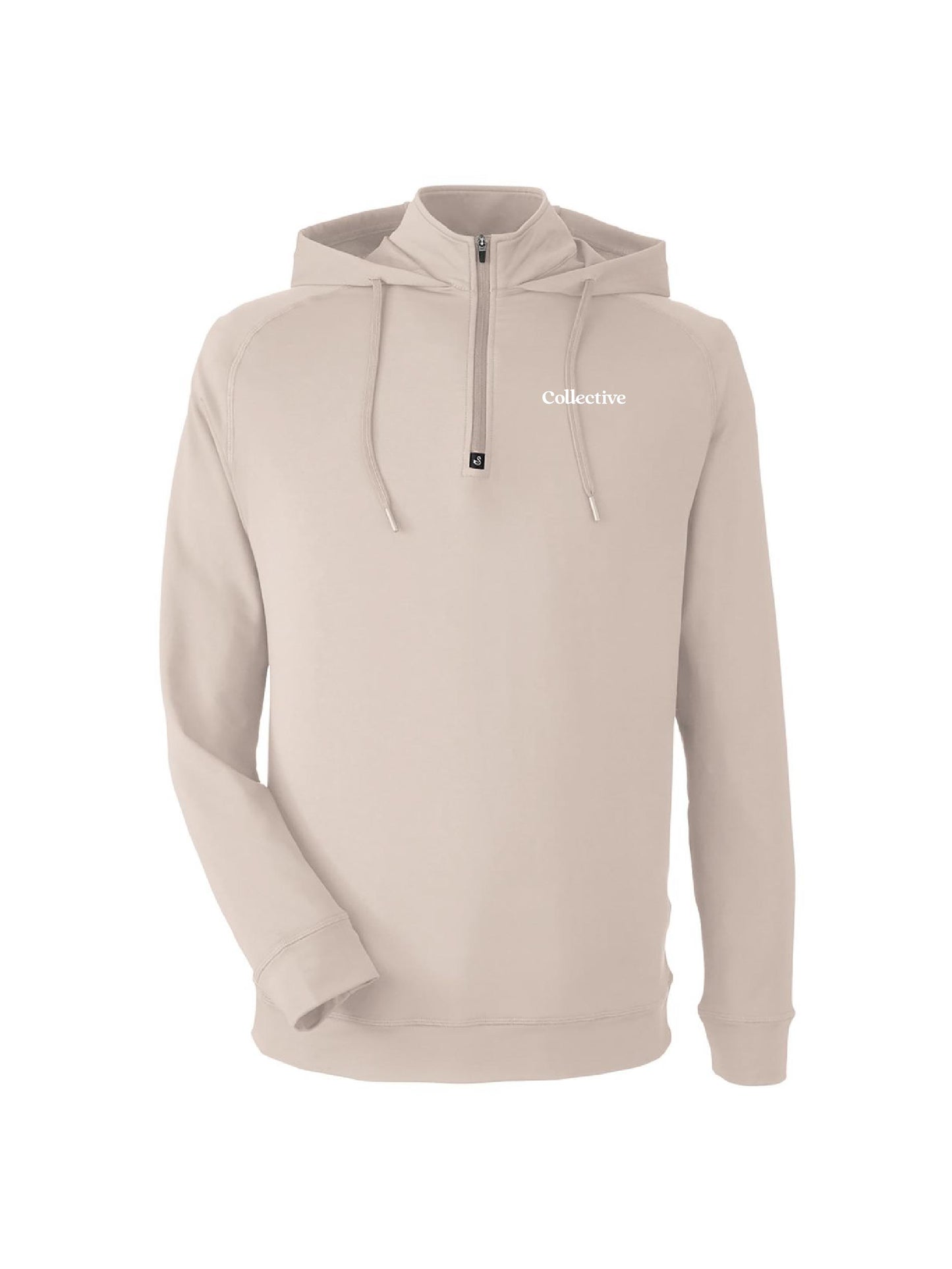 GSC263. Swannies Unisex Vandyke Quarter-Zip Hooded Sweatshirt