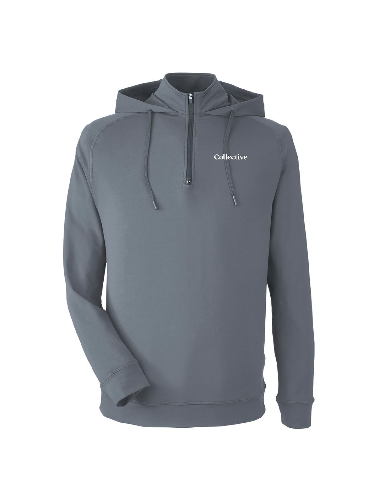 GSC263. Swannies Unisex Vandyke Quarter-Zip Hooded Sweatshirt