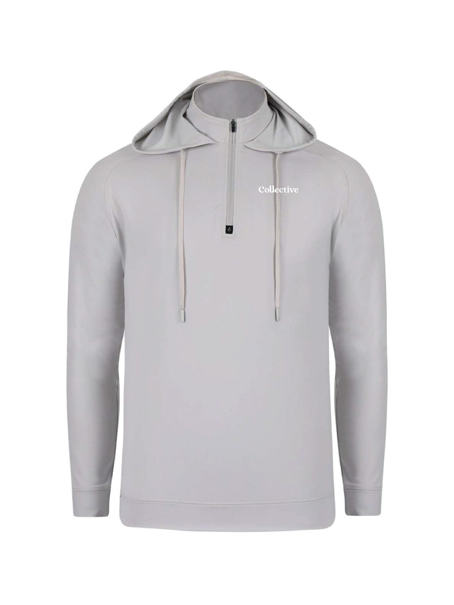 GSC263. Swannies Unisex Vandyke Quarter-Zip Hooded Sweatshirt