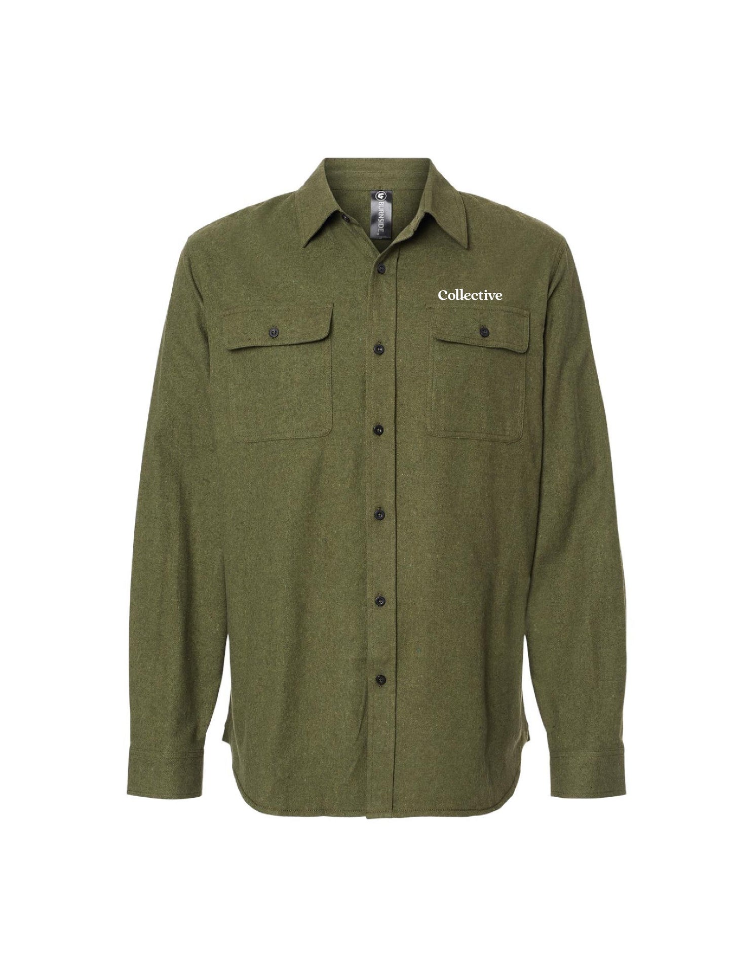 GSC265. Burnside Men's Solid Flannel Shirt