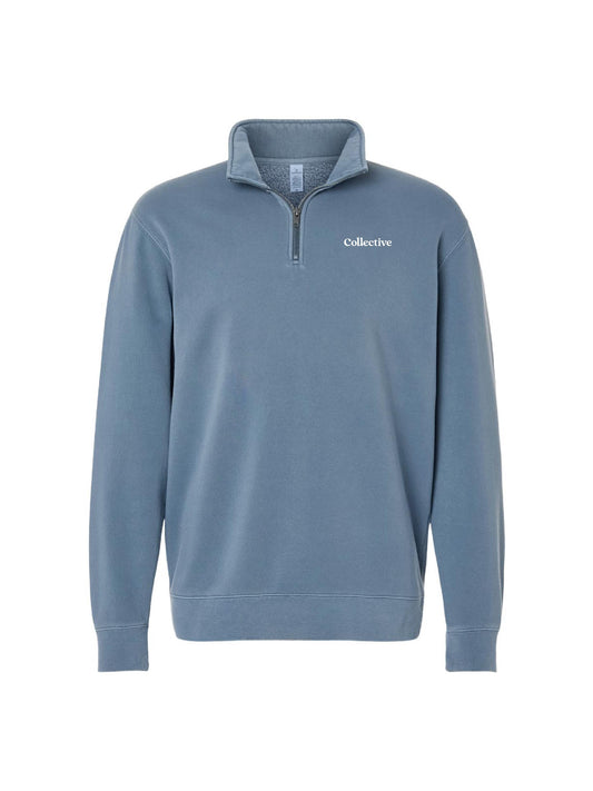 GSC300. Independent Trading Co. Unisex Pigment-Dyed Quarter-Zip Pullover
