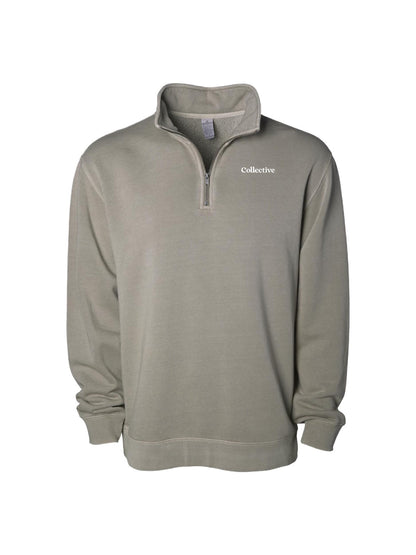 GSC300. Independent Trading Co. Unisex Pigment-Dyed Quarter-Zip Pullover