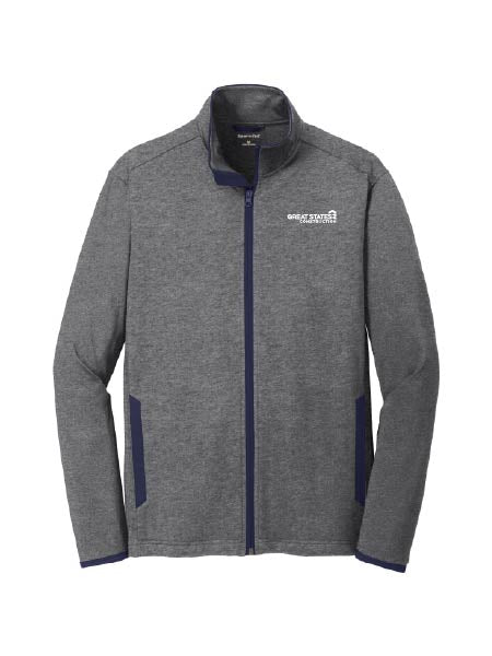 GSC219. Sport-Tek® Men's Sport-Wick® Stretch Contrast Full-Zip Jacket