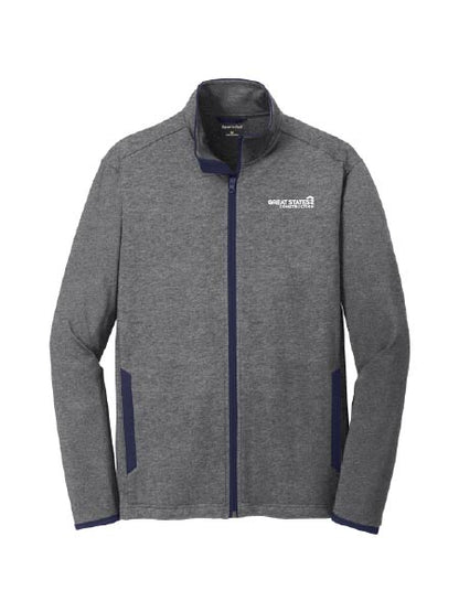 GSC219. Sport-Tek® Men's Sport-Wick® Stretch Contrast Full-Zip Jacket