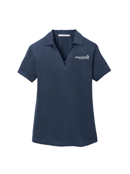 GSC102. Port Authority® Ladies Digi Heather Performance Polo Shirt