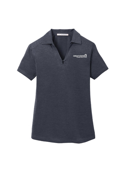 GSC102. Port Authority® Ladies Digi Heather Performance Polo Shirt