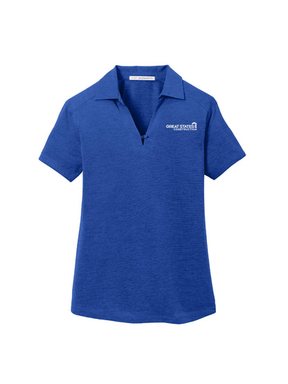 GSC102. Port Authority® Ladies Digi Heather Performance Polo Shirt