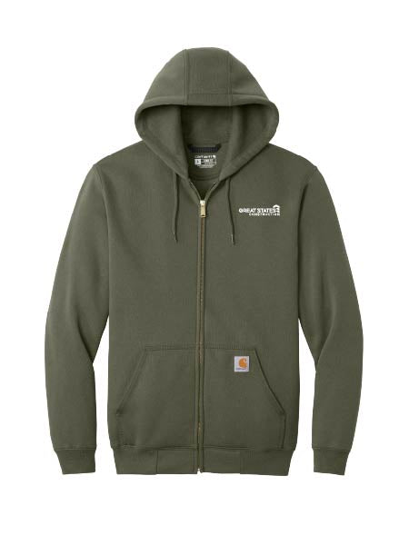 GSC237. Carhartt ® Midweight Hooded Zip-Front Sweatshirt