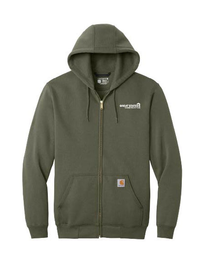 GSC237. Carhartt ® Midweight Hooded Zip-Front Sweatshirt