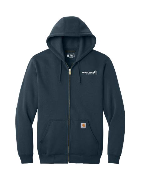 GSC237. Carhartt ® Midweight Hooded Zip-Front Sweatshirt
