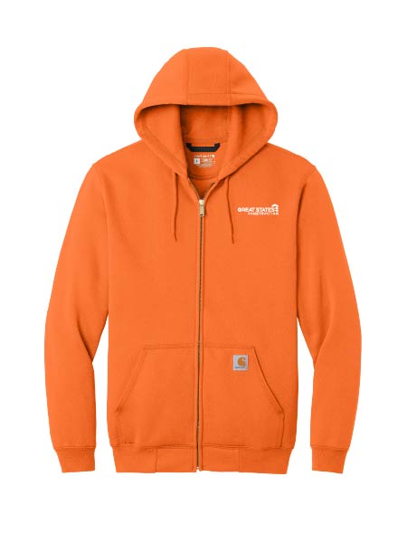 GSC237. Carhartt ® Midweight Hooded Zip-Front Sweatshirt