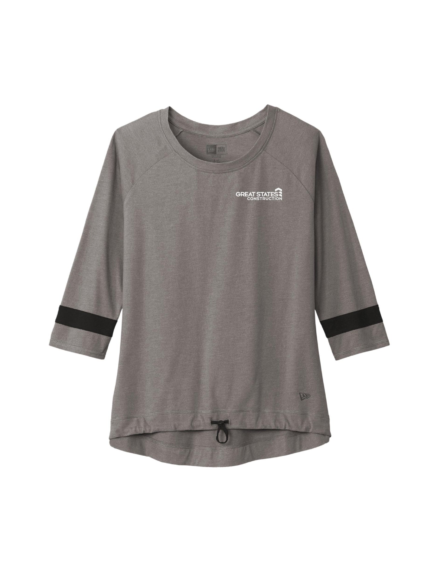 GSC104. New Era® Ladies Tri-Blend 3/4 Sleeve Tee