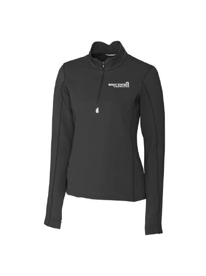 GSC132. Cutter & Buck Traverse Stretch Quarter Zip Women's Pullover