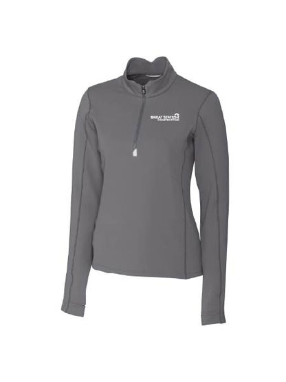 GSC132. Cutter & Buck Traverse Stretch Quarter Zip Women's Pullover