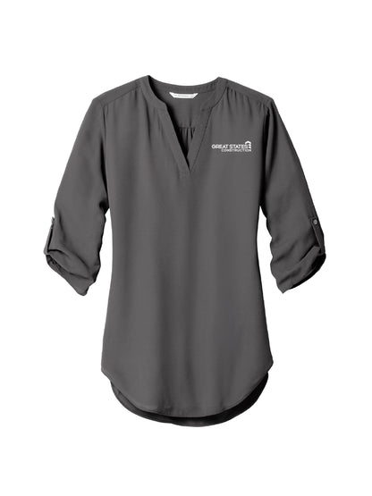 GSC105. Ladies Port Authority® ¾-Sleeve Tunic Blouse