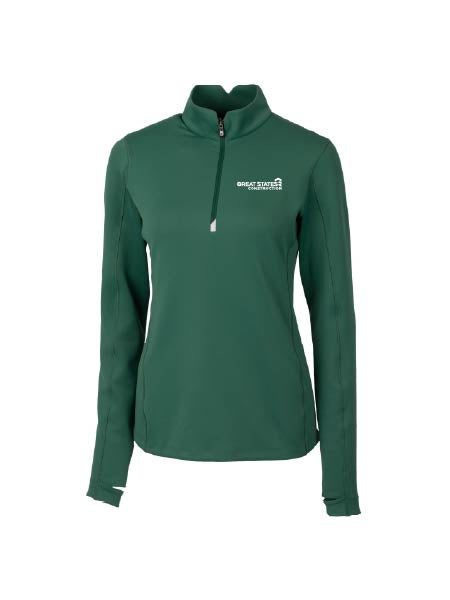 GSC132. Cutter & Buck Traverse Stretch Quarter Zip Women's Pullover