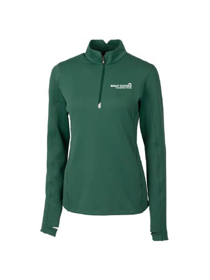 GSC132. Cutter & Buck Traverse Stretch Quarter Zip Women's Pullover