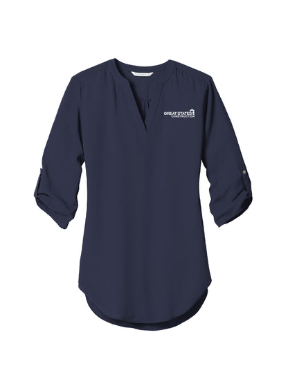 GSC105. Ladies Port Authority® ¾-Sleeve Tunic Blouse