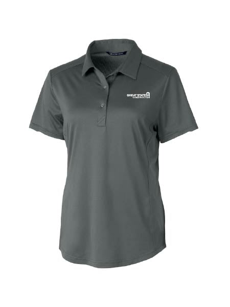 GSC134. Cutter & Buck Prospect Textured Stretch Women's Short Sleeve Polo