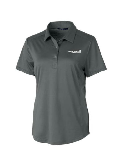 GSC134. Cutter & Buck Prospect Textured Stretch Women's Short Sleeve Polo