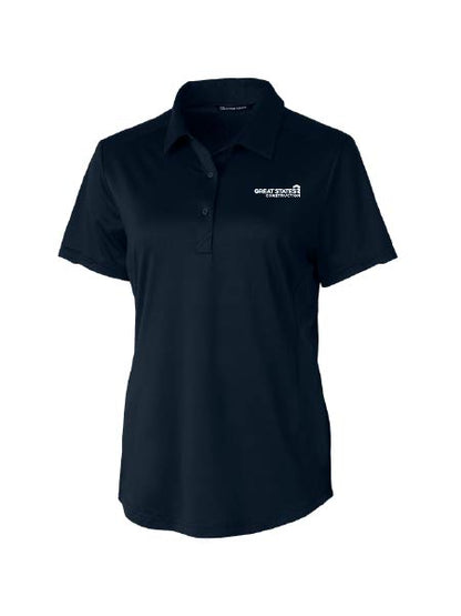 GSC134. Cutter & Buck Prospect Textured Stretch Women's Short Sleeve Polo