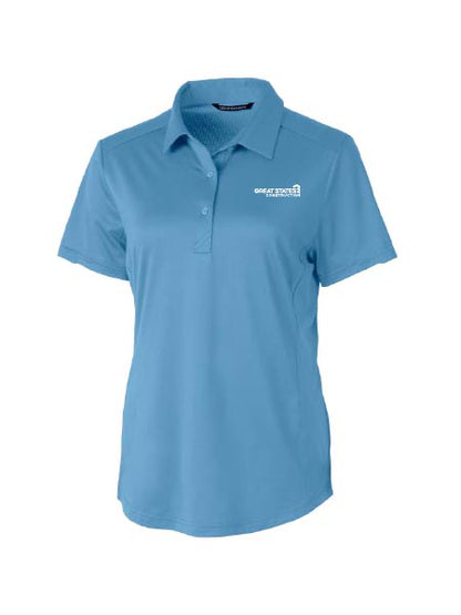GSC134. Cutter & Buck Prospect Textured Stretch Women's Short Sleeve Polo