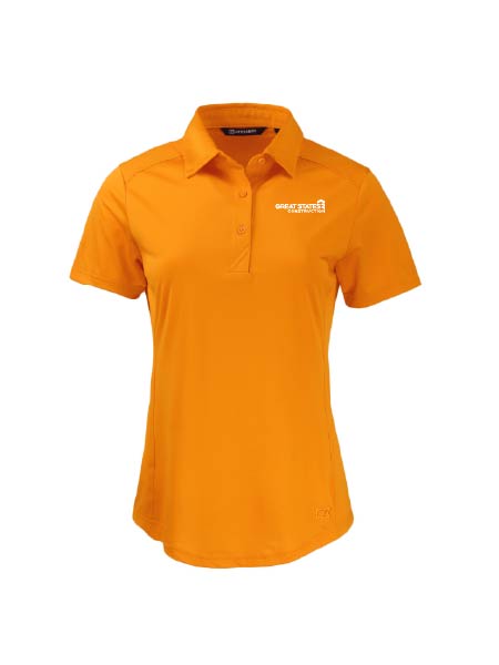 GSC134. Cutter & Buck Prospect Textured Stretch Women's Short Sleeve Polo