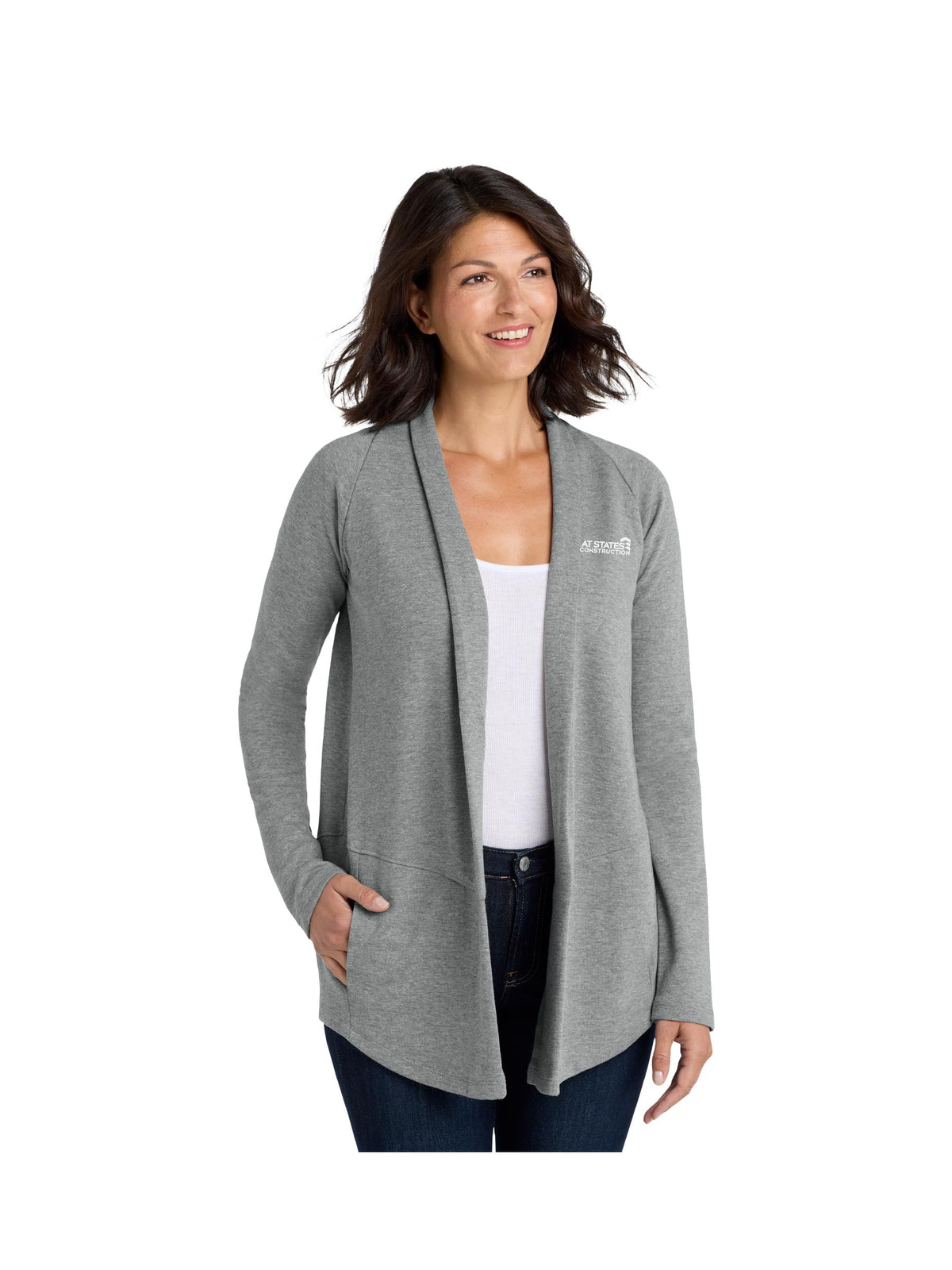 GSC107. Port Authority® Ladies Interlock Cardigan Sweater
