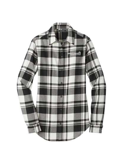 GSC114. Port Authority® Ladies Plaid Flannel Tunic