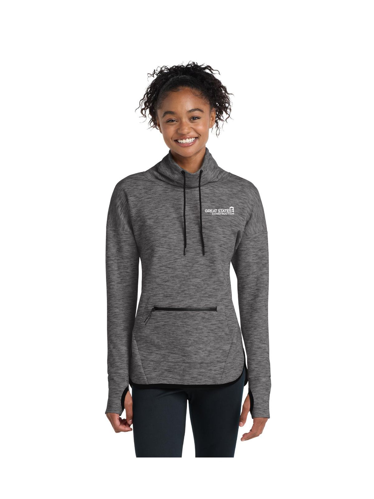 GSC115. Sport-Tek® Ladies' Triumph Cowl Neck Pullover Sweater