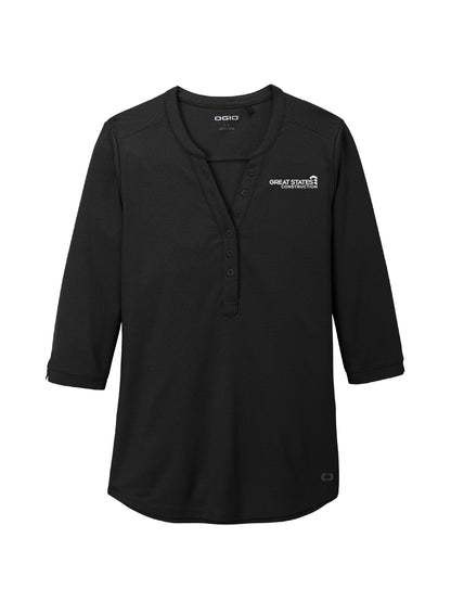 GSC121. OGIO ® Ladies Jewel Henley