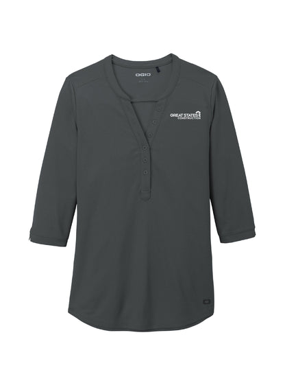 GSC121. OGIO ® Ladies Jewel Henley