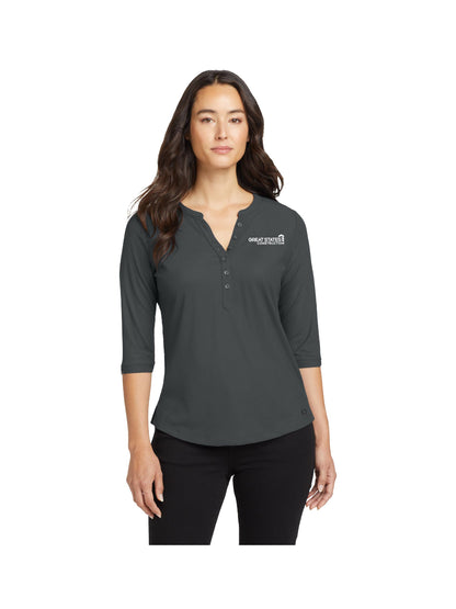 GSC121. OGIO ® Ladies Jewel Henley