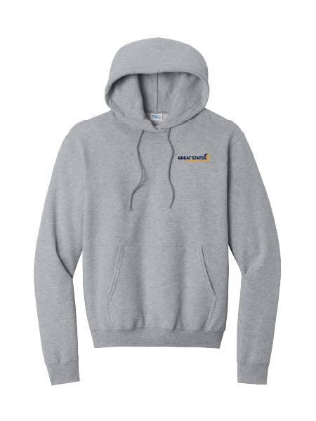 GSC211. Port & Company® Men's Core Fleece Hooded Sweatshirt