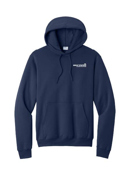 GSC211. Port & Company® Men's Core Fleece Hooded Sweatshirt