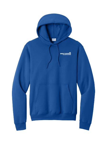 GSC211. Port & Company® Men's Core Fleece Hooded Sweatshirt