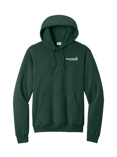 GSC211. Port & Company® Men's Core Fleece Hooded Sweatshirt
