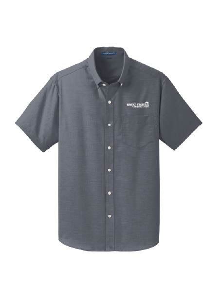 GSC213. Port Authority® SuperPro™ Short Sleeve Oxford Shirt