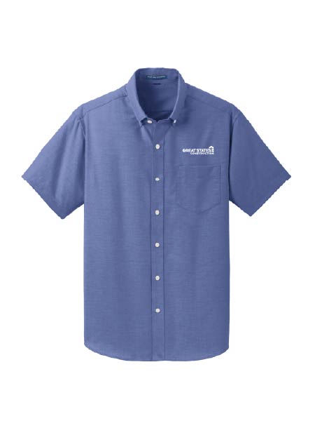 GSC213. Port Authority® SuperPro™ Short Sleeve Oxford Shirt