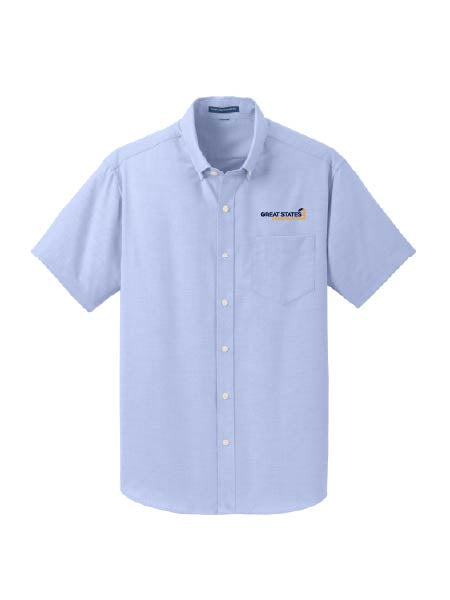 GSC213. Port Authority® SuperPro™ Short Sleeve Oxford Shirt