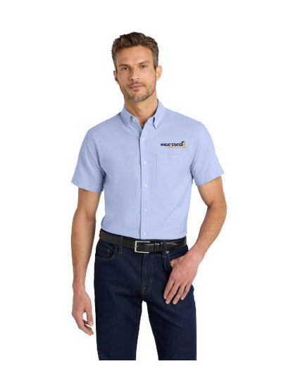 GSC213. Port Authority® SuperPro™ Short Sleeve Oxford Shirt