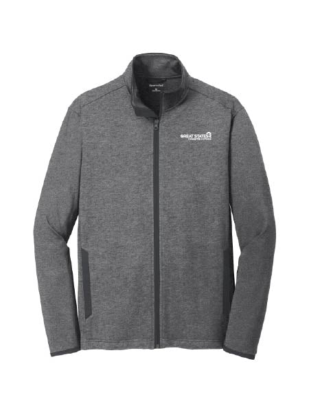 GSC219. Sport-Tek® Men's Sport-Wick® Stretch Contrast Full-Zip Jacket